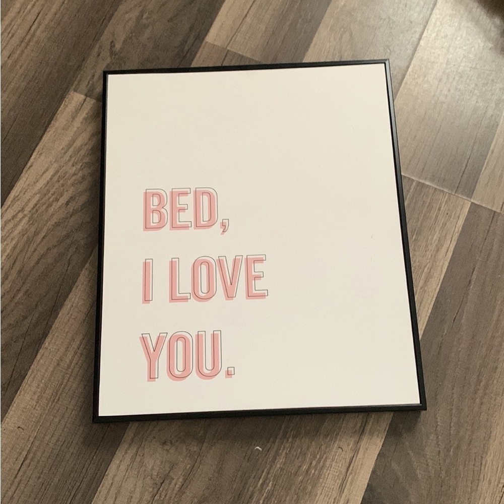 Bed I Love You Wall Decor